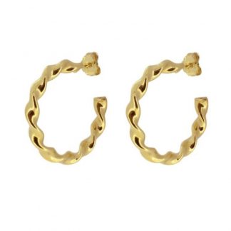 Pendientes Curly gold